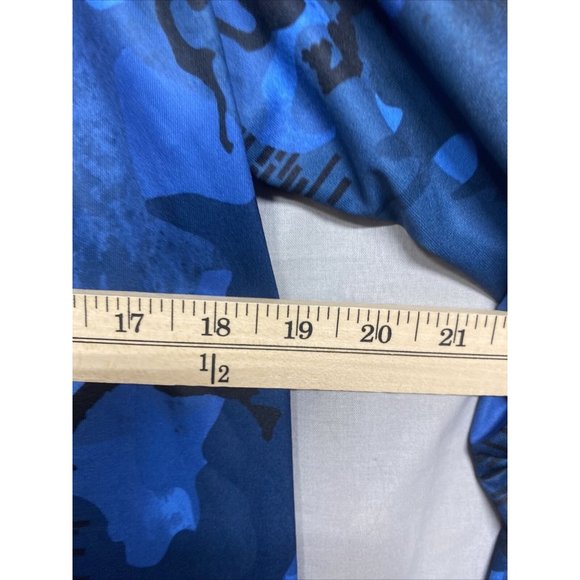 Nautica Angler Men Long Sleeve Shirt Pullover Urban Blue Camo Large Fishing swim - Picture 5 of 7